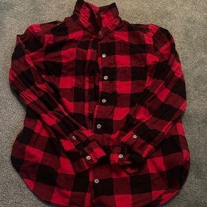 Style & Co. Women’s Red and Black Checkered Shirt